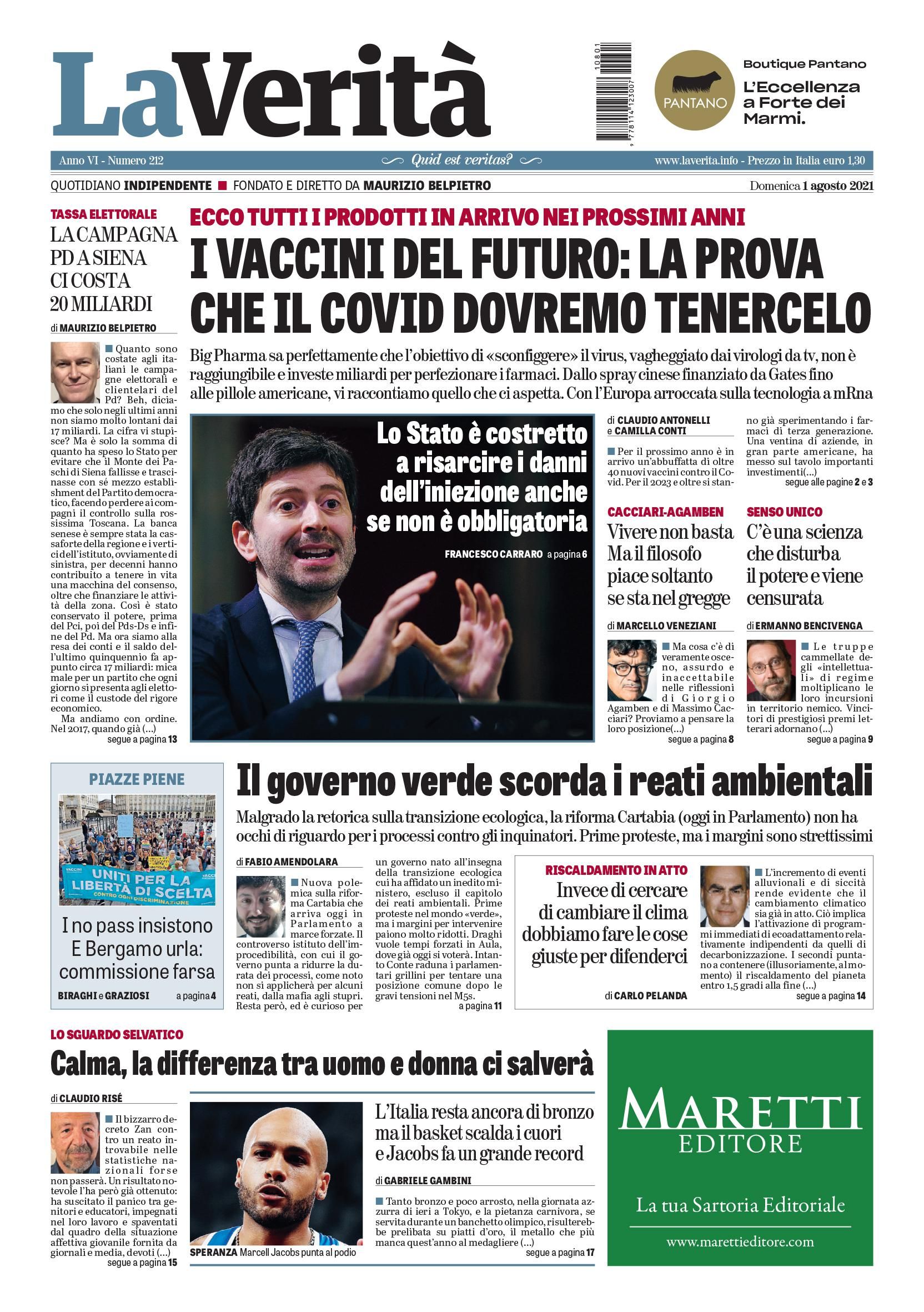 Oggi in edicola