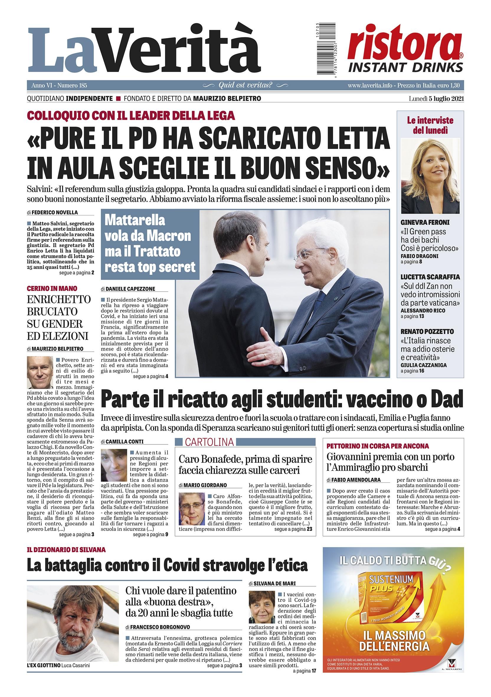 Oggi in edicola