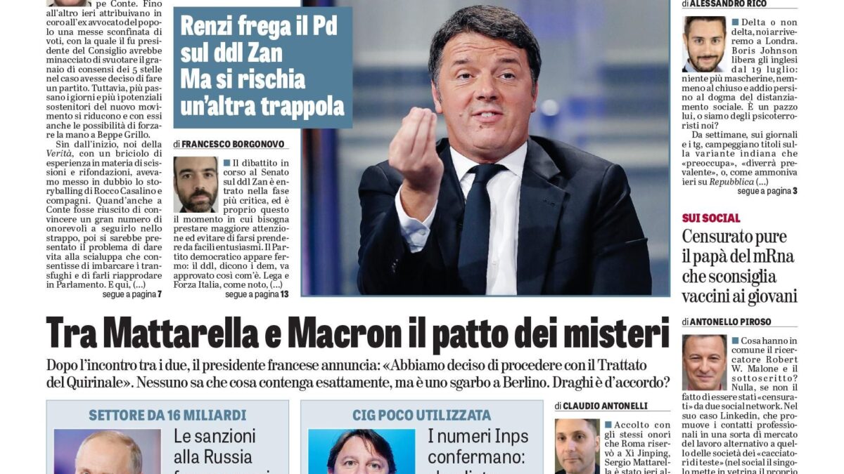 Oggi in edicola