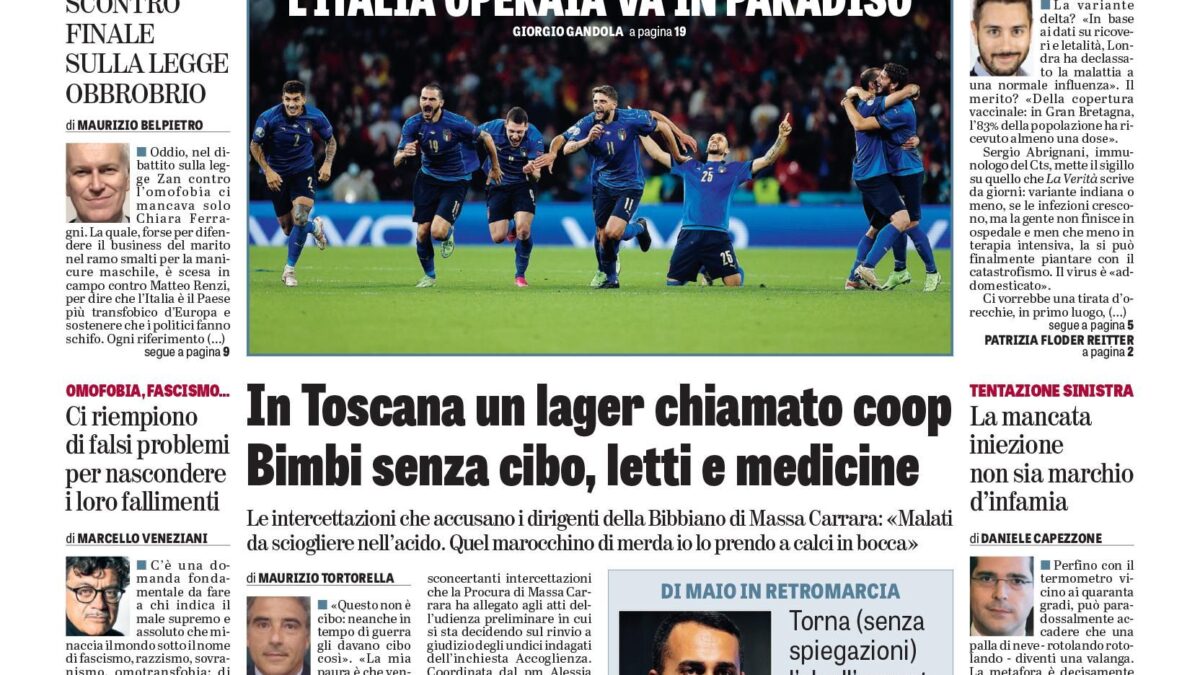 Oggi in edicola