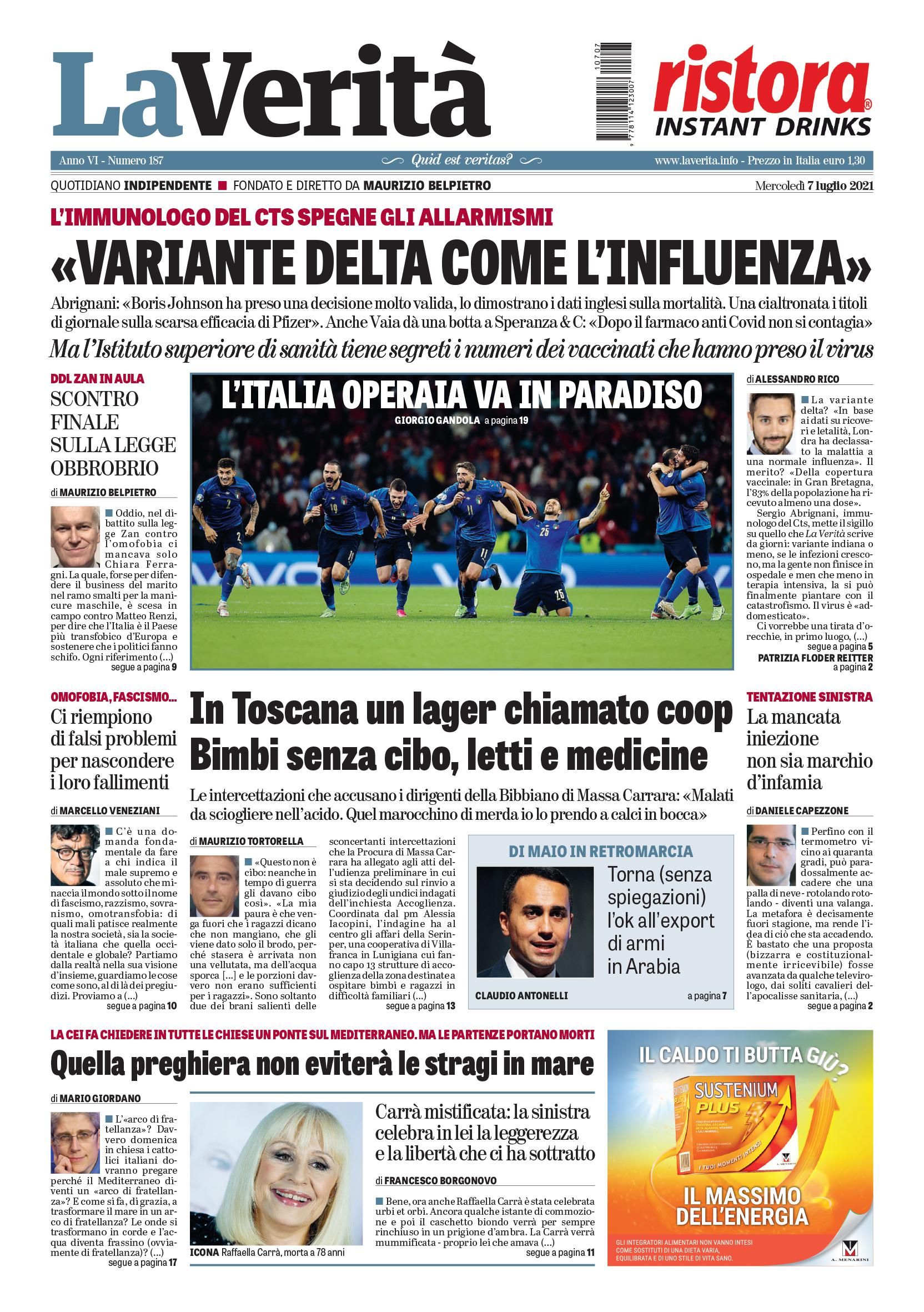 Oggi in edicola