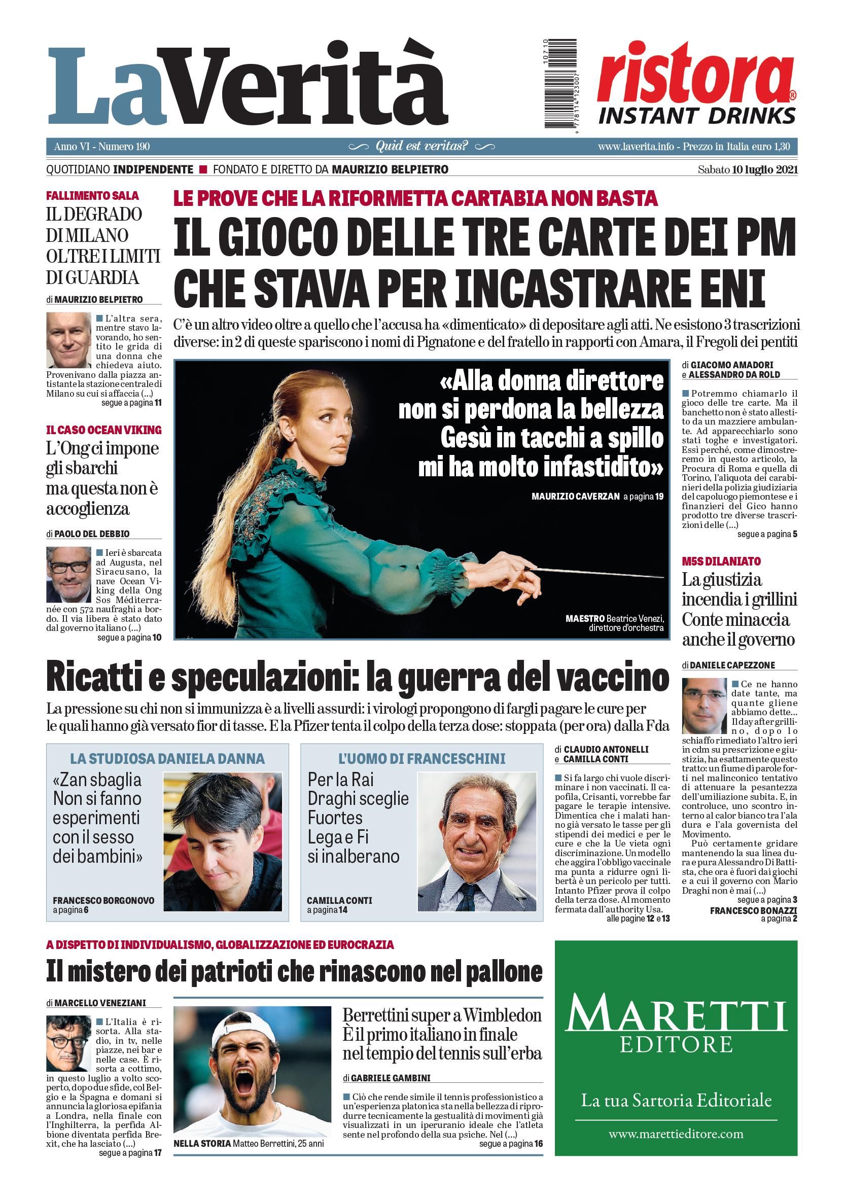 Oggi in edicola