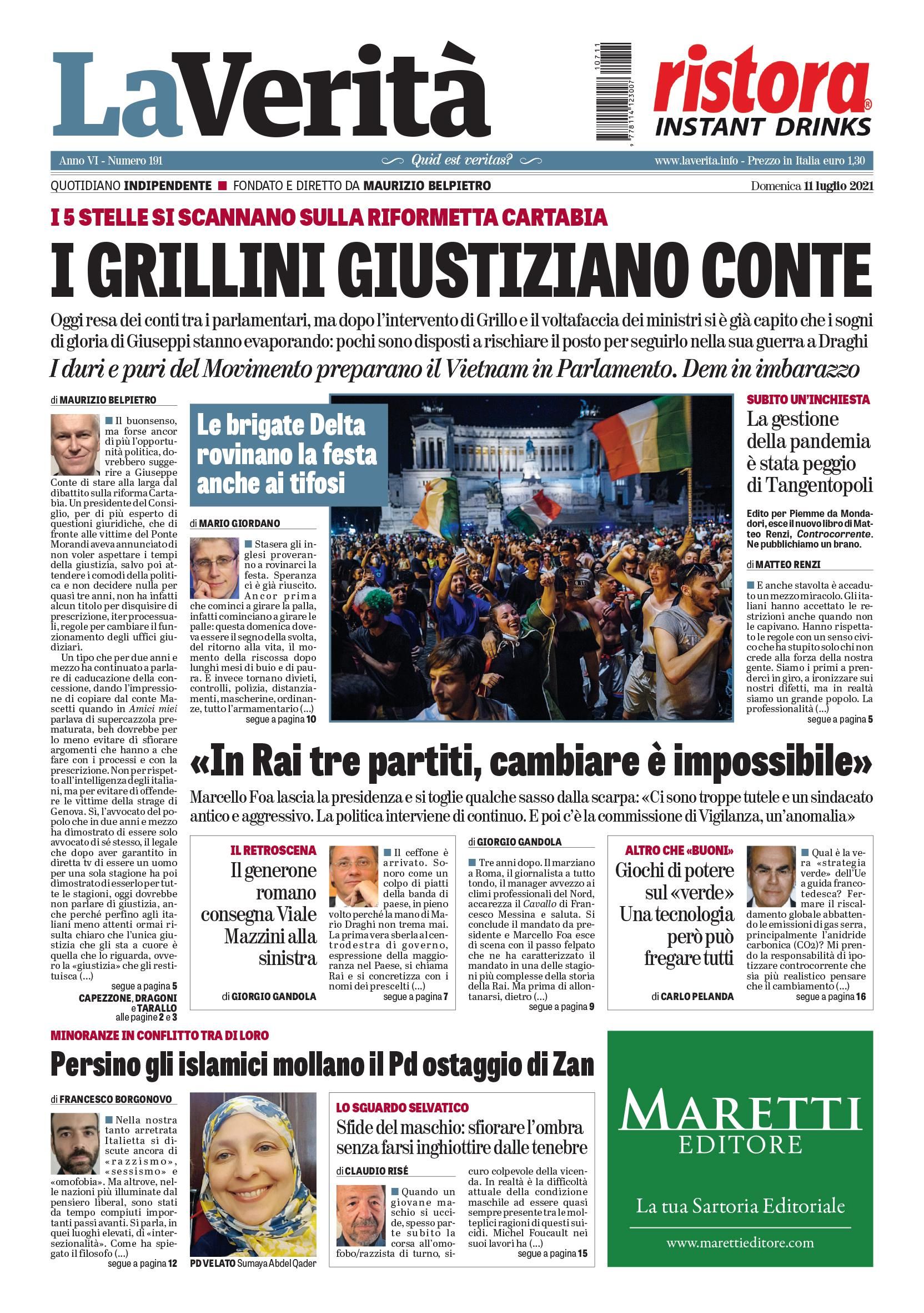 Oggi in edicola
