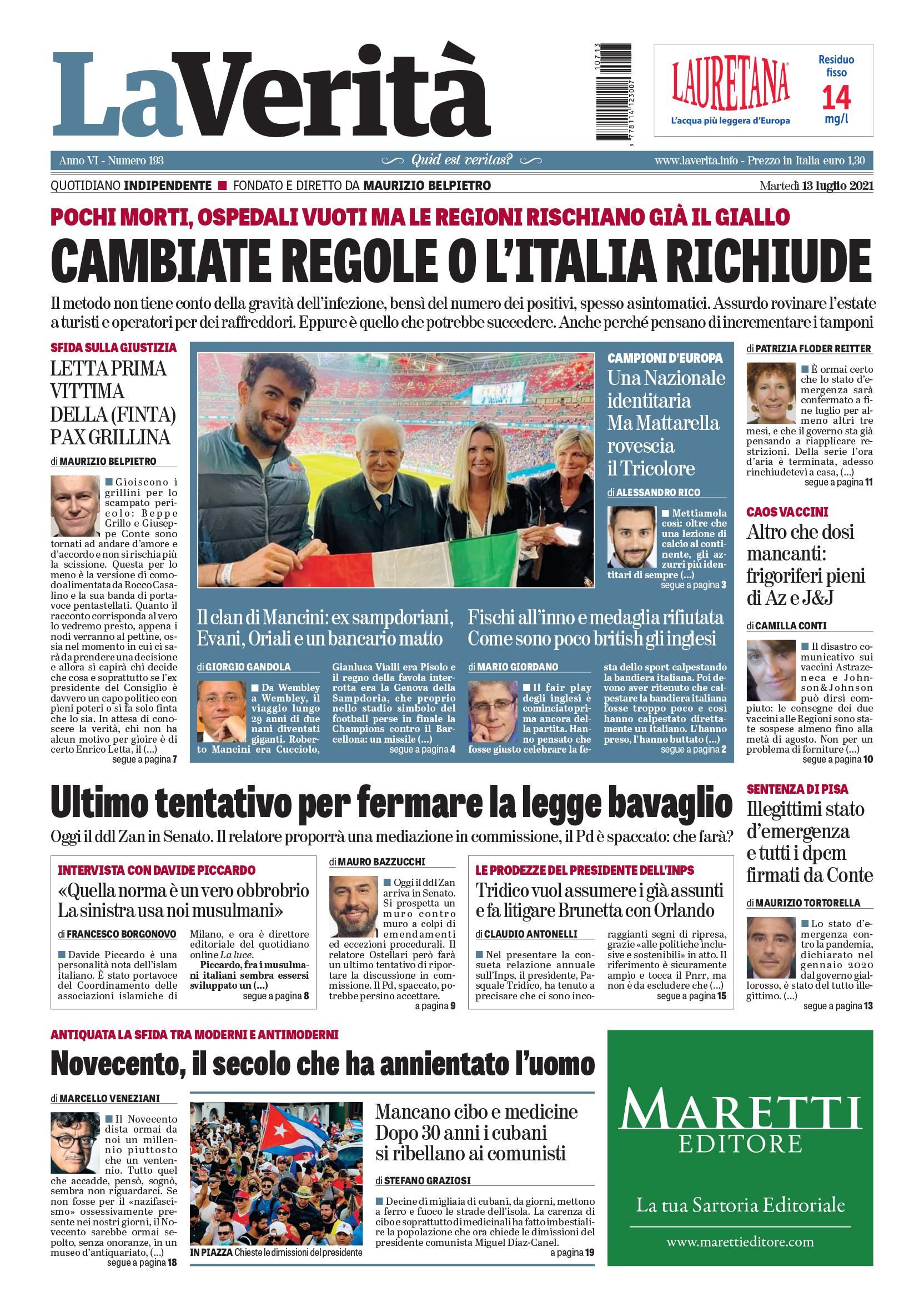 Oggi in edicola