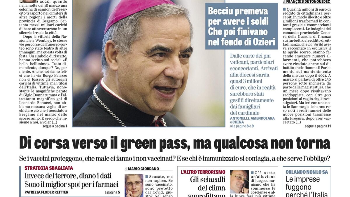 Oggi in edicola
