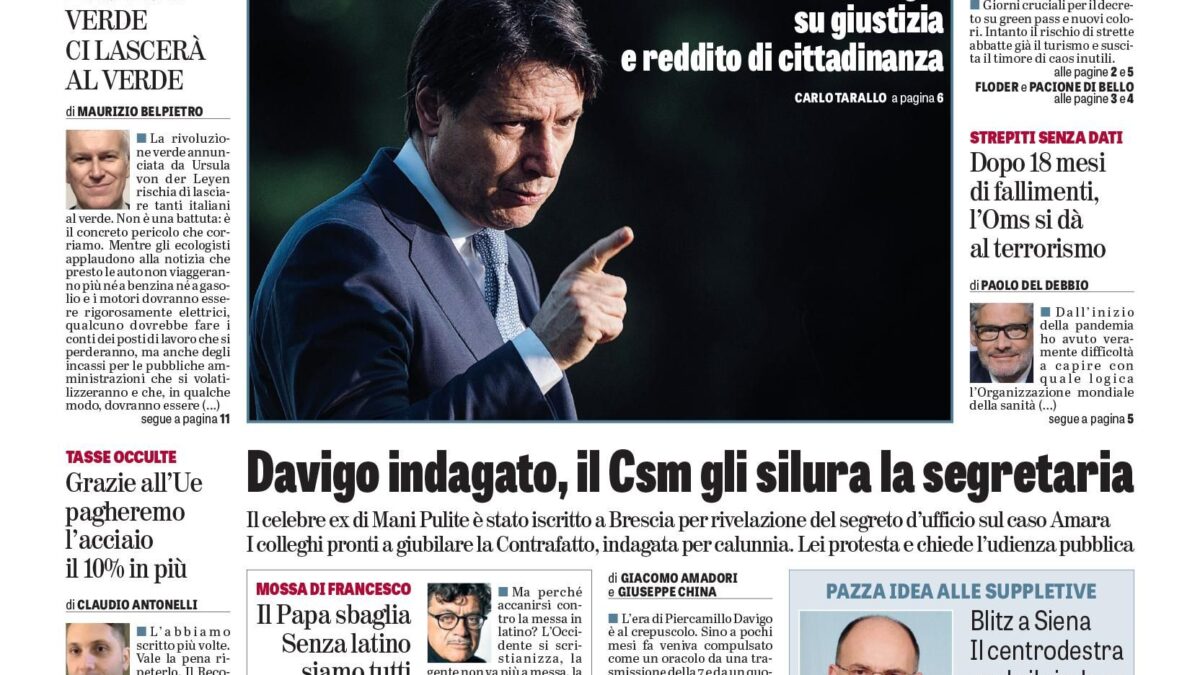 Oggi in edicola