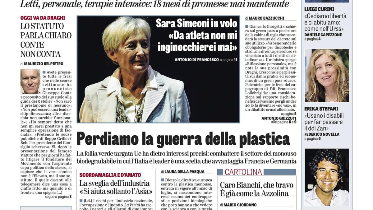 Oggi in edicola