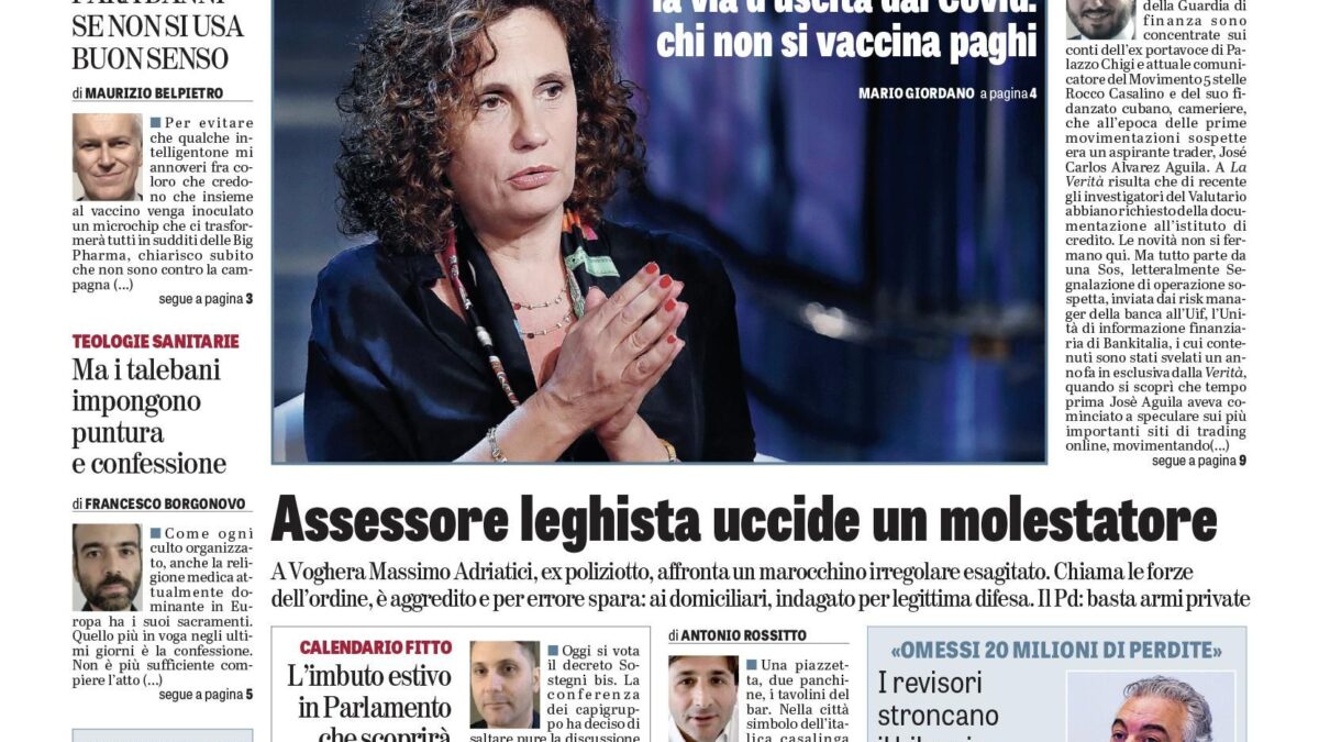 Oggi in edicola