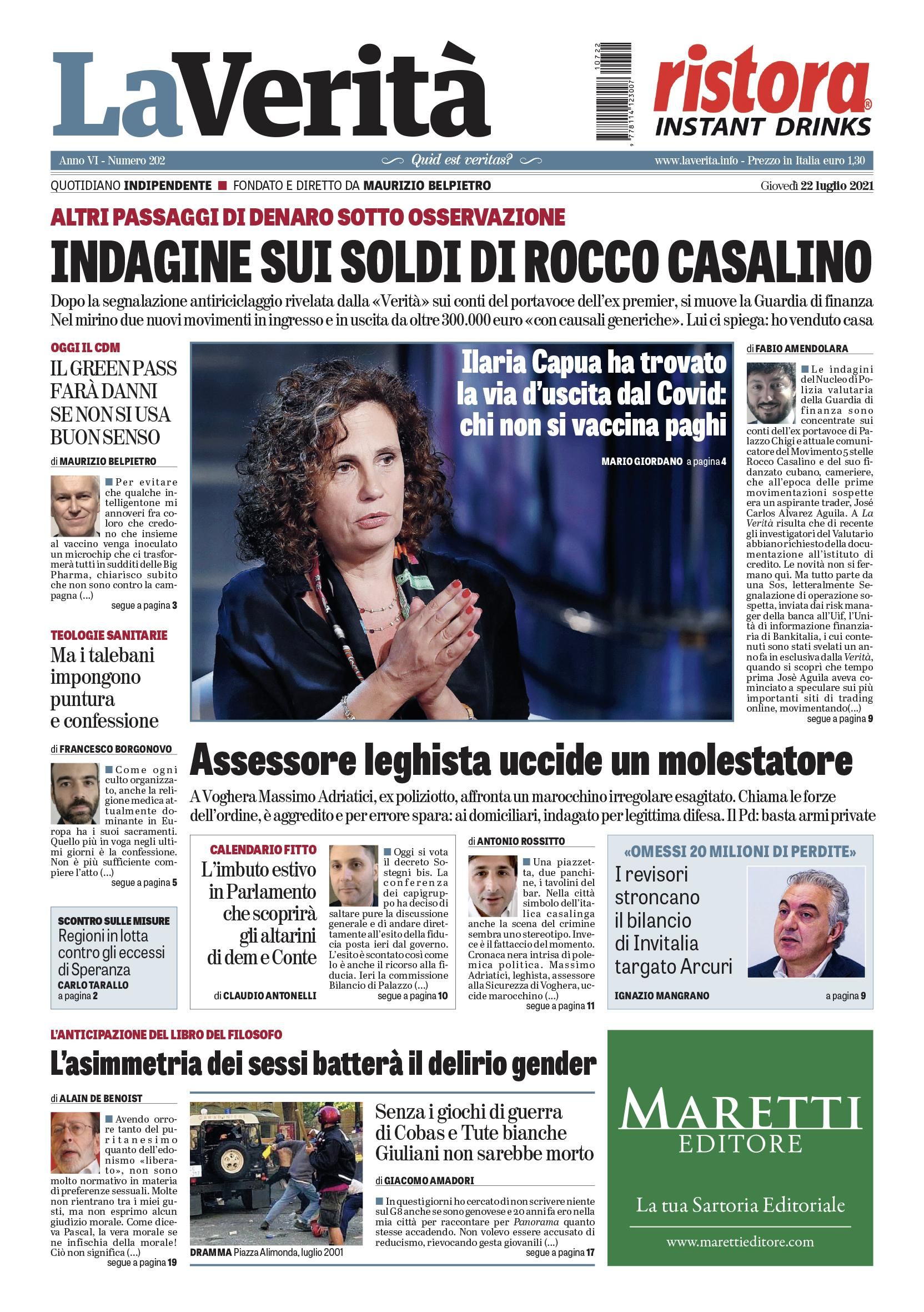 Oggi in edicola