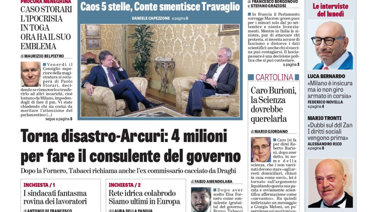 Oggi in edicola