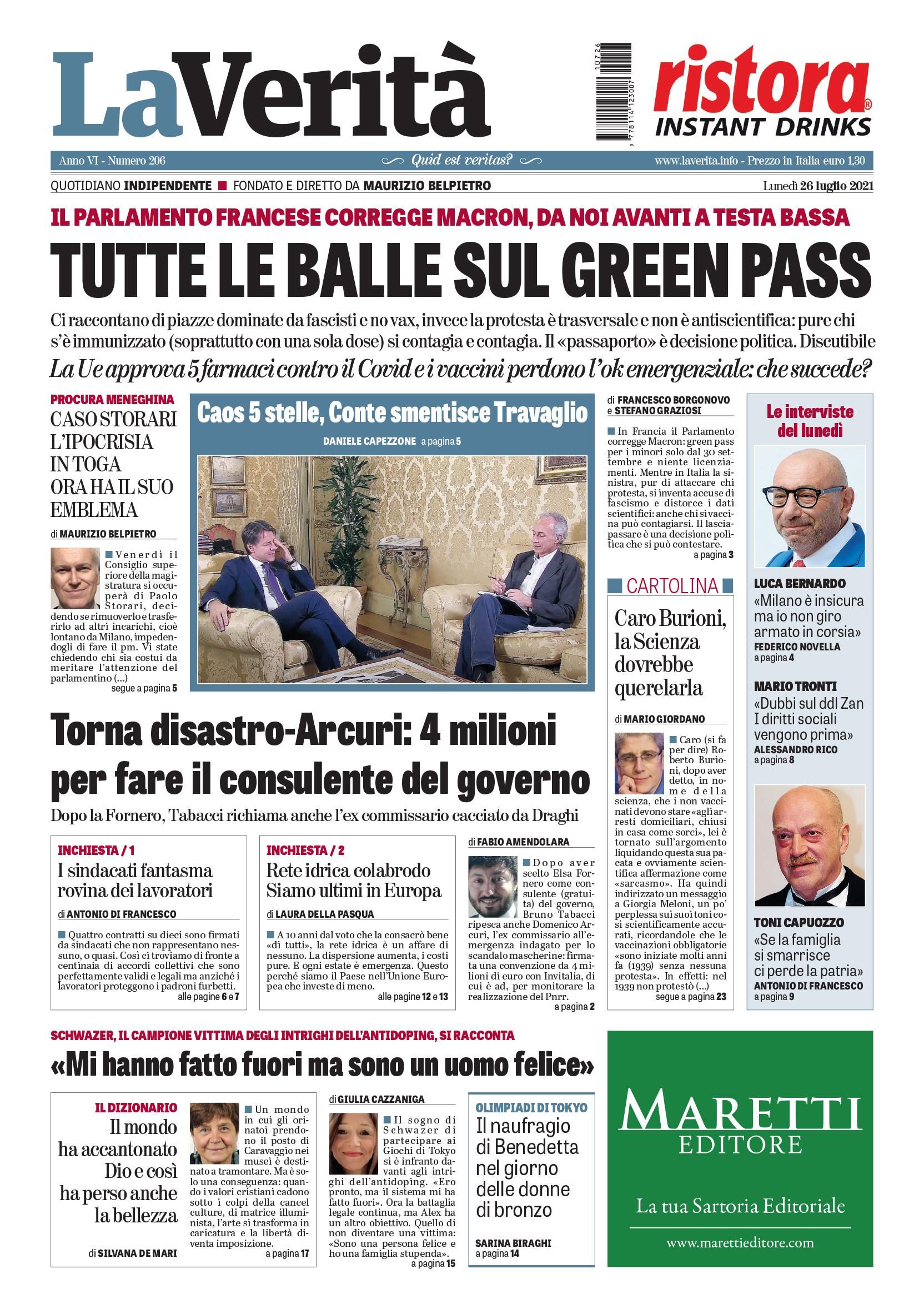 Oggi in edicola