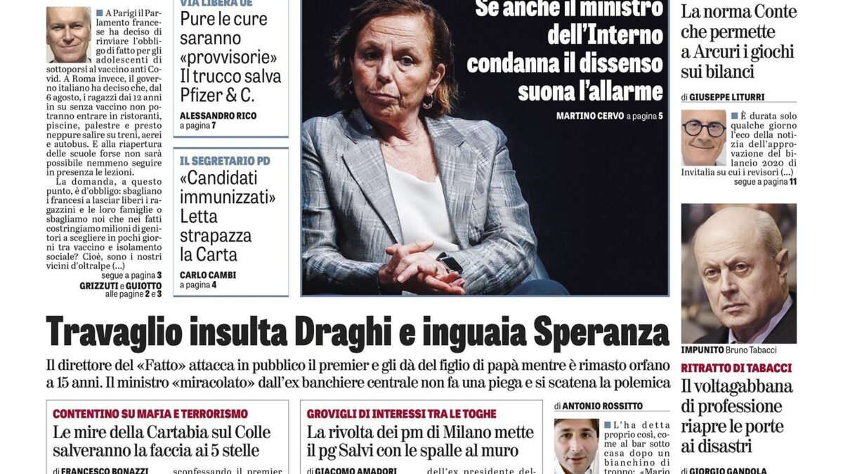 Oggi in edicola
