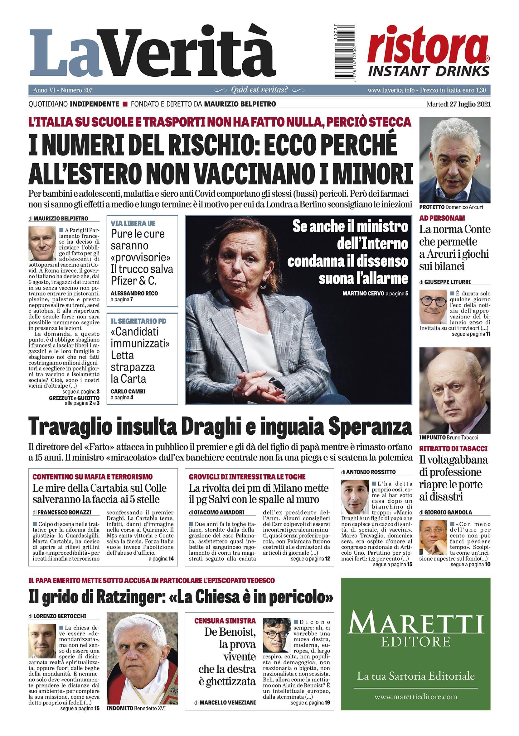 Oggi in edicola