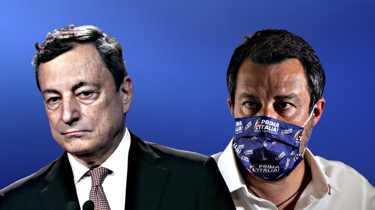 Draghi-Salvini, tagliando alla maggioranza