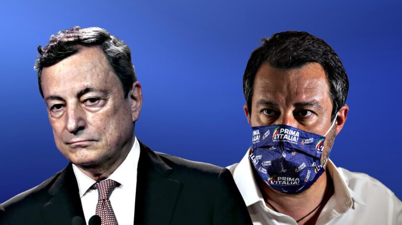 Draghi-Salvini, tagliando alla maggioranza