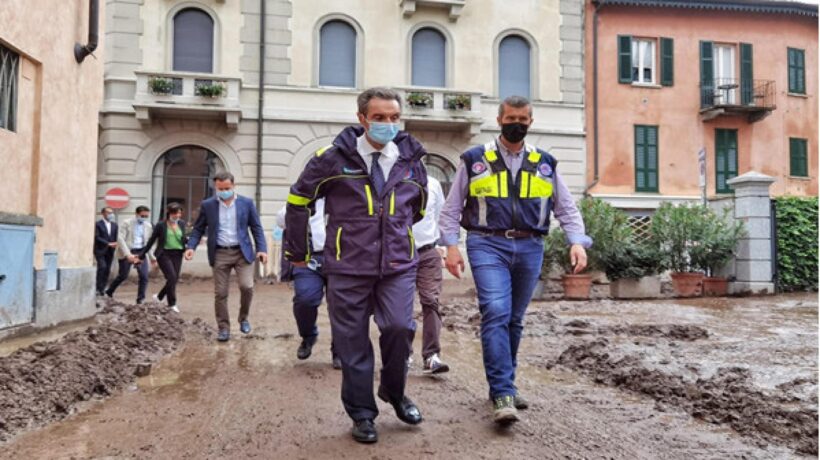 Nel Comasco si fa la conta dei danni. E tra i soccorritori spunta Clooney
