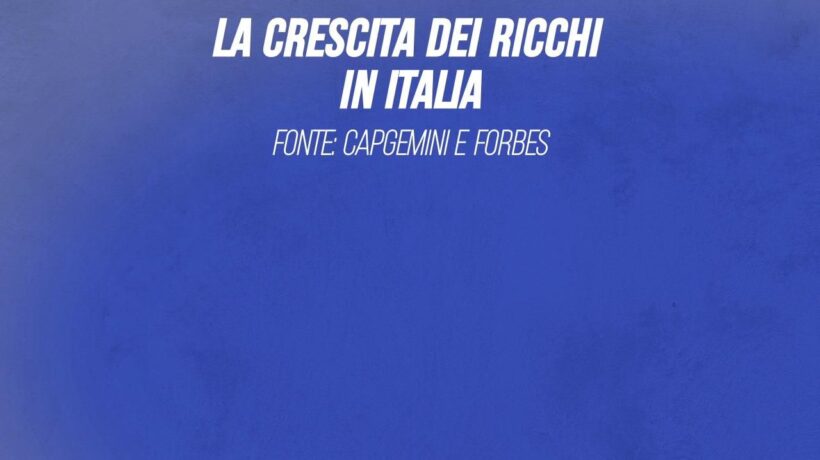 La crescita dei ricchi in Italia