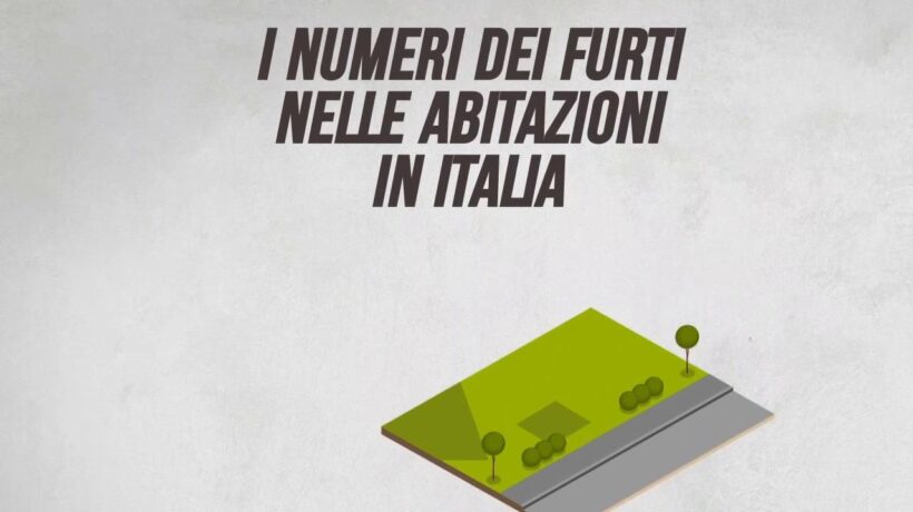 I numeri dei furti nelle case