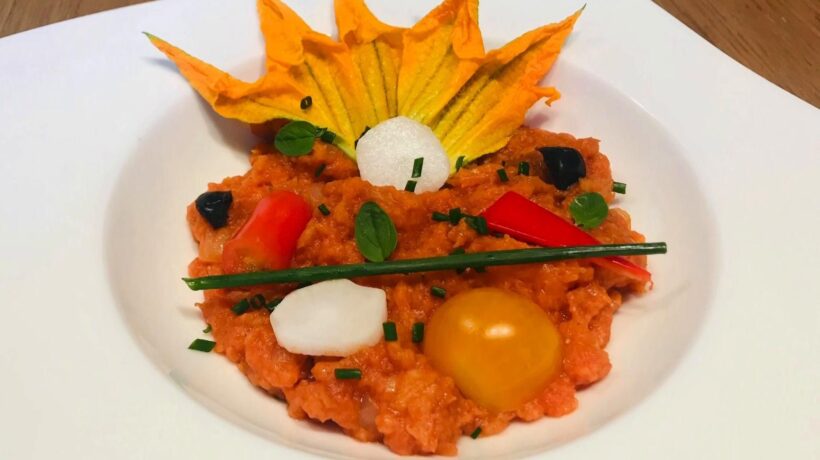 Cuciniamo insieme: pappa ai tre pomodori ai profumi dell’orto