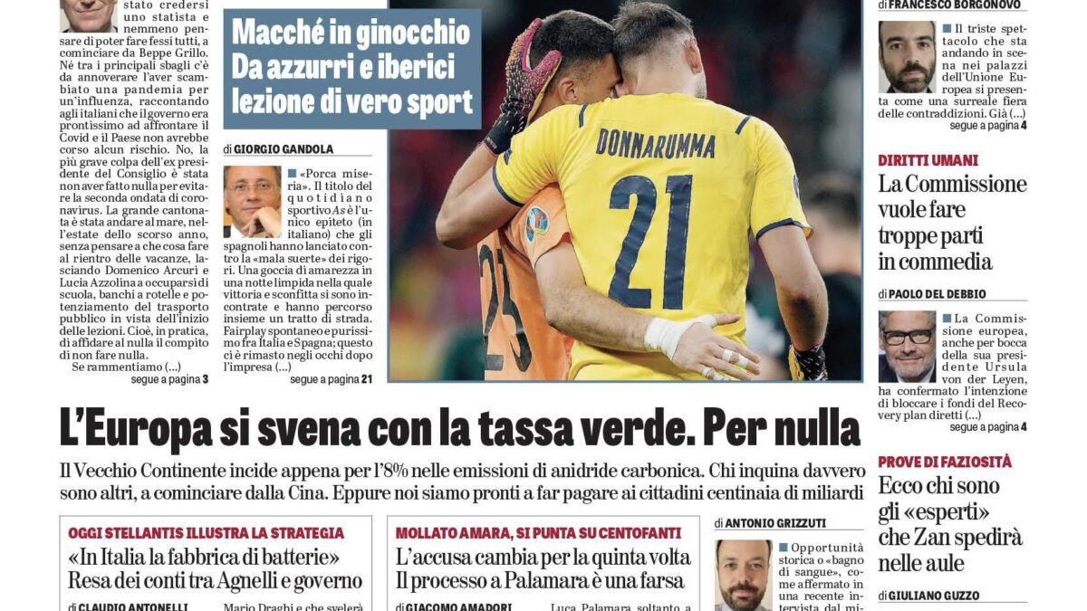 Oggi in edicola