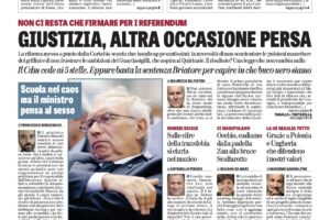 Oggi in edicola