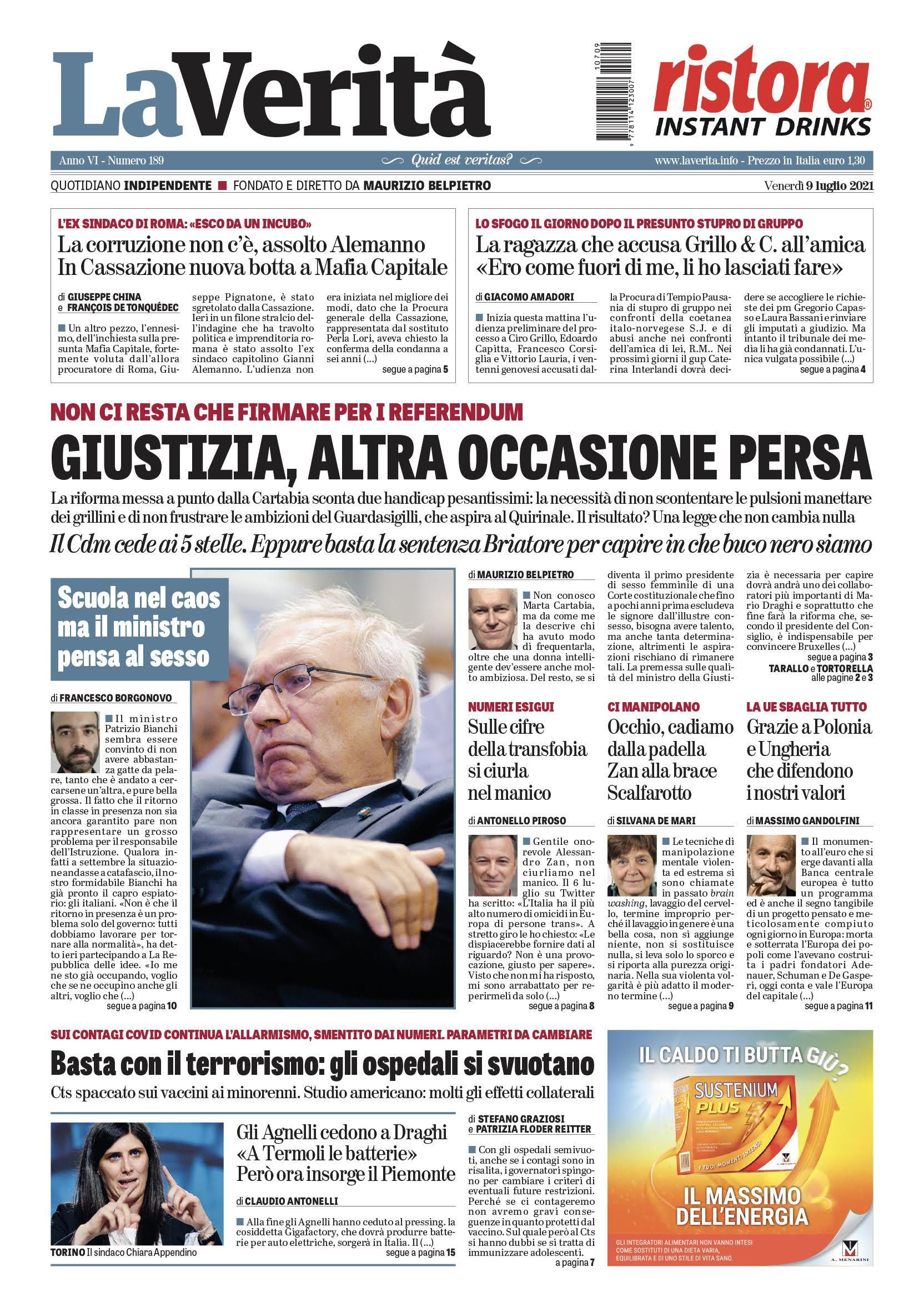 Oggi in edicola