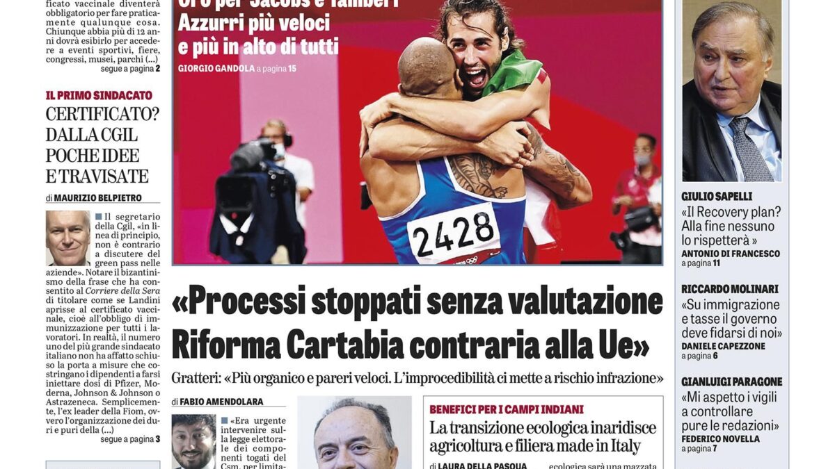 Oggi in edicola