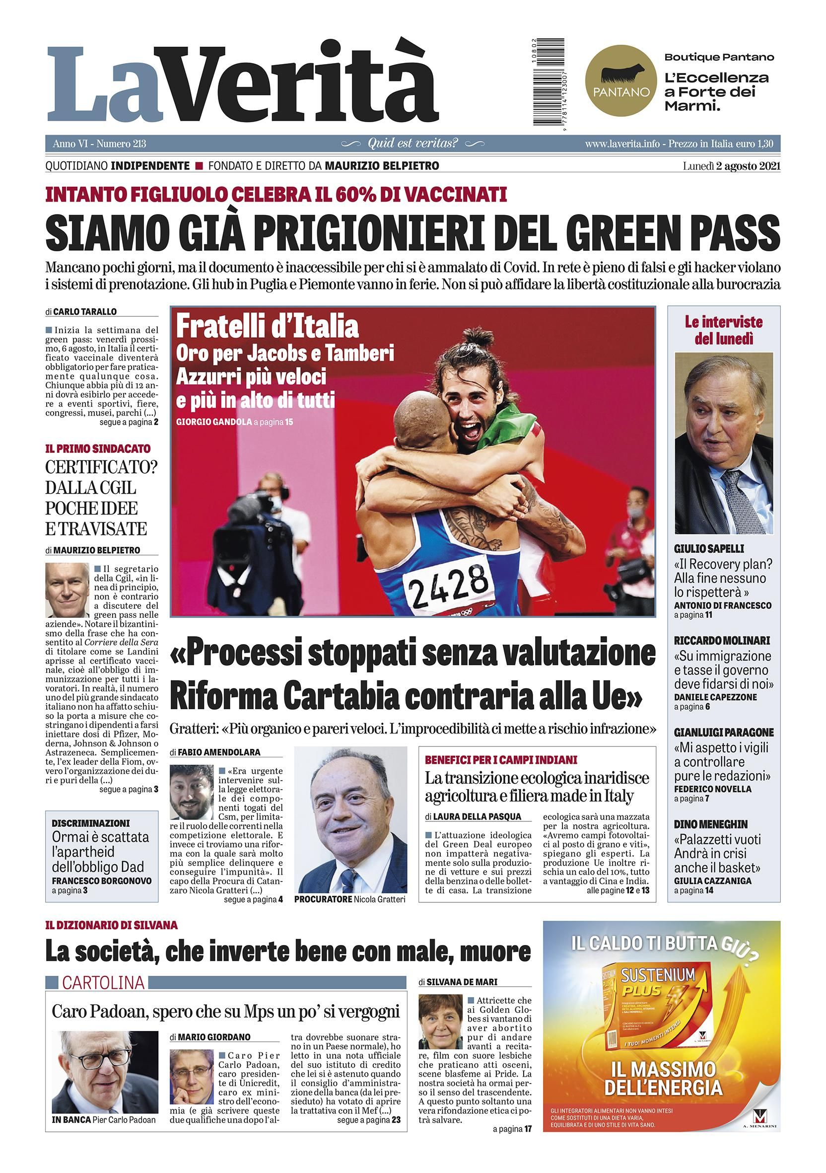 Oggi in edicola