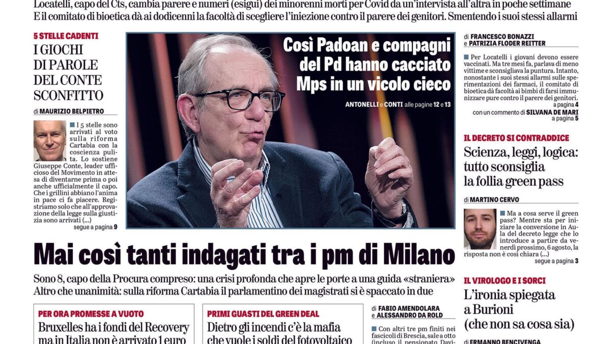Oggi in edicola