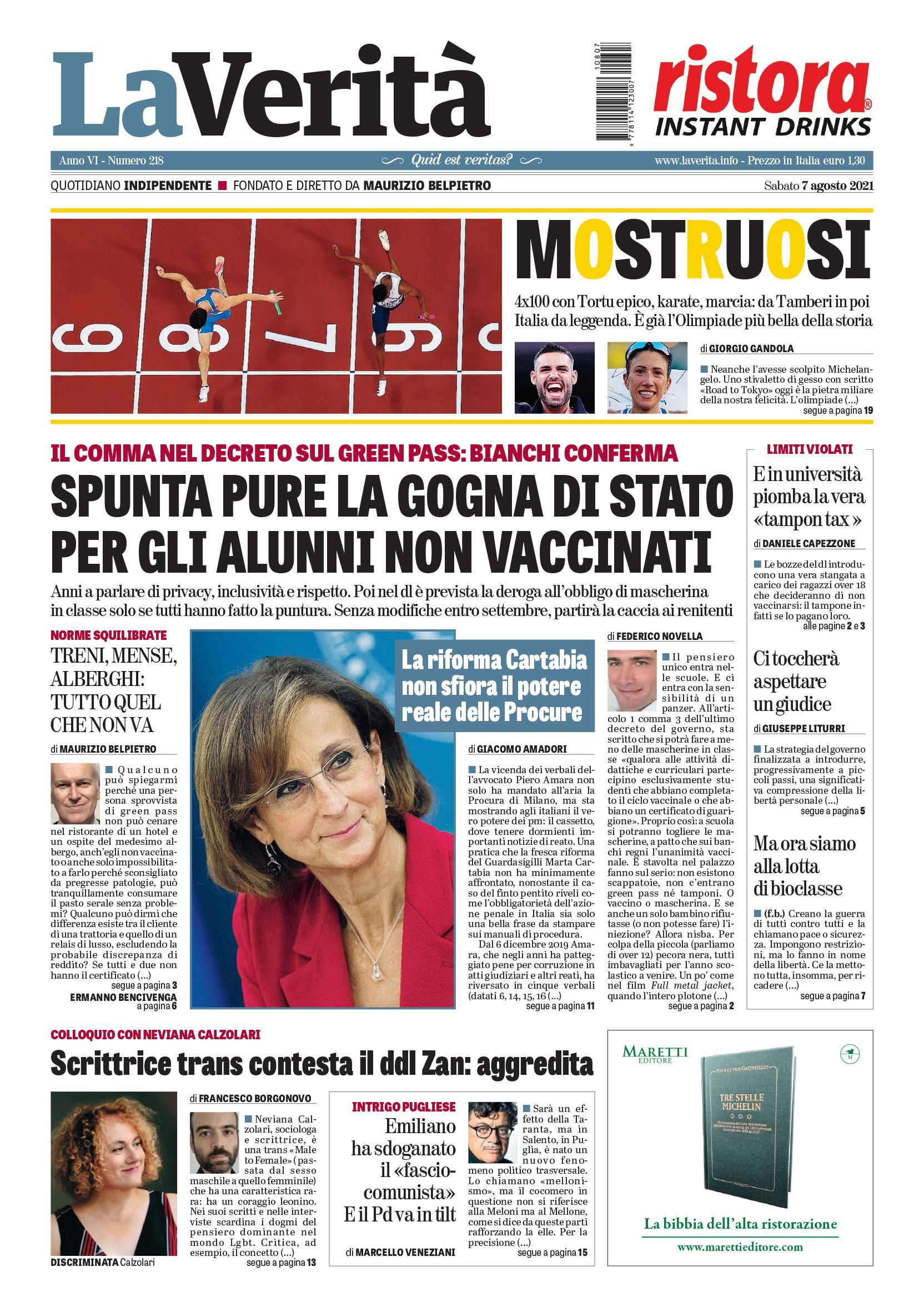 Oggi in edicola