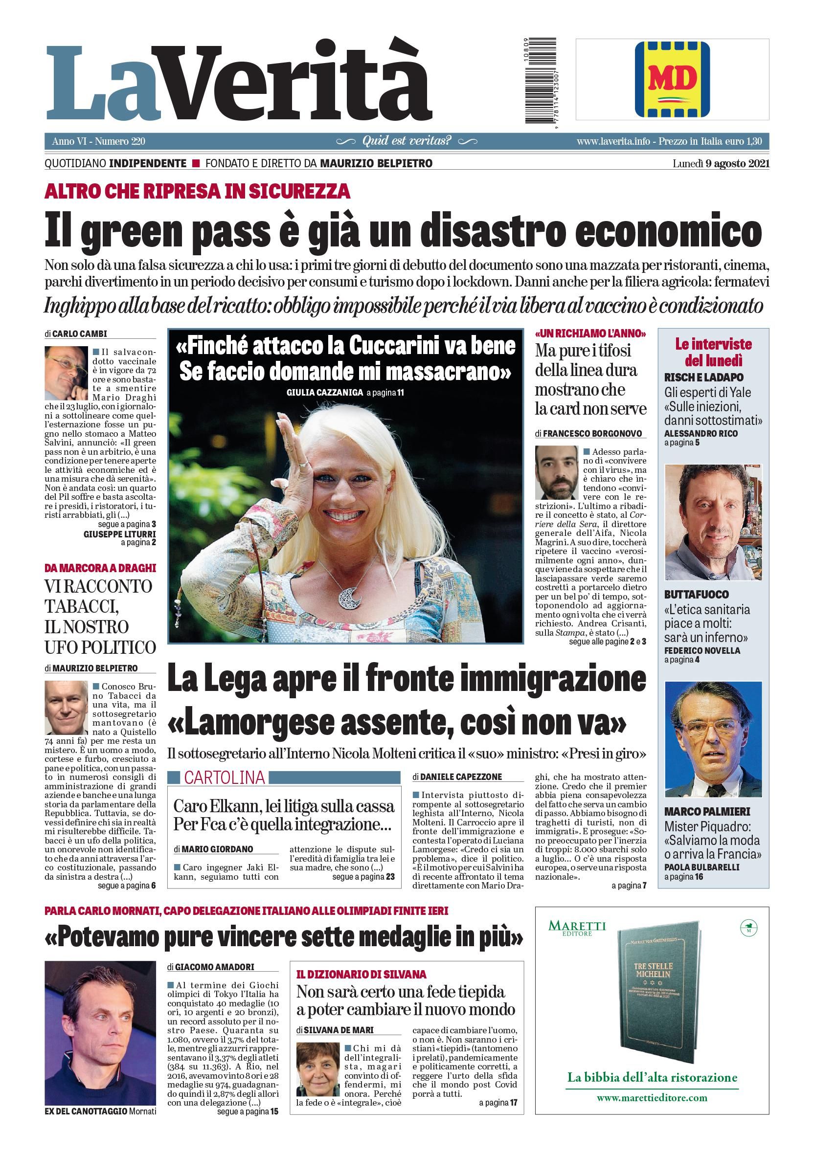Oggi in edicola