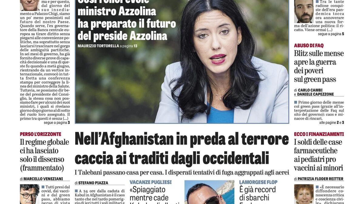 Oggi in edicola