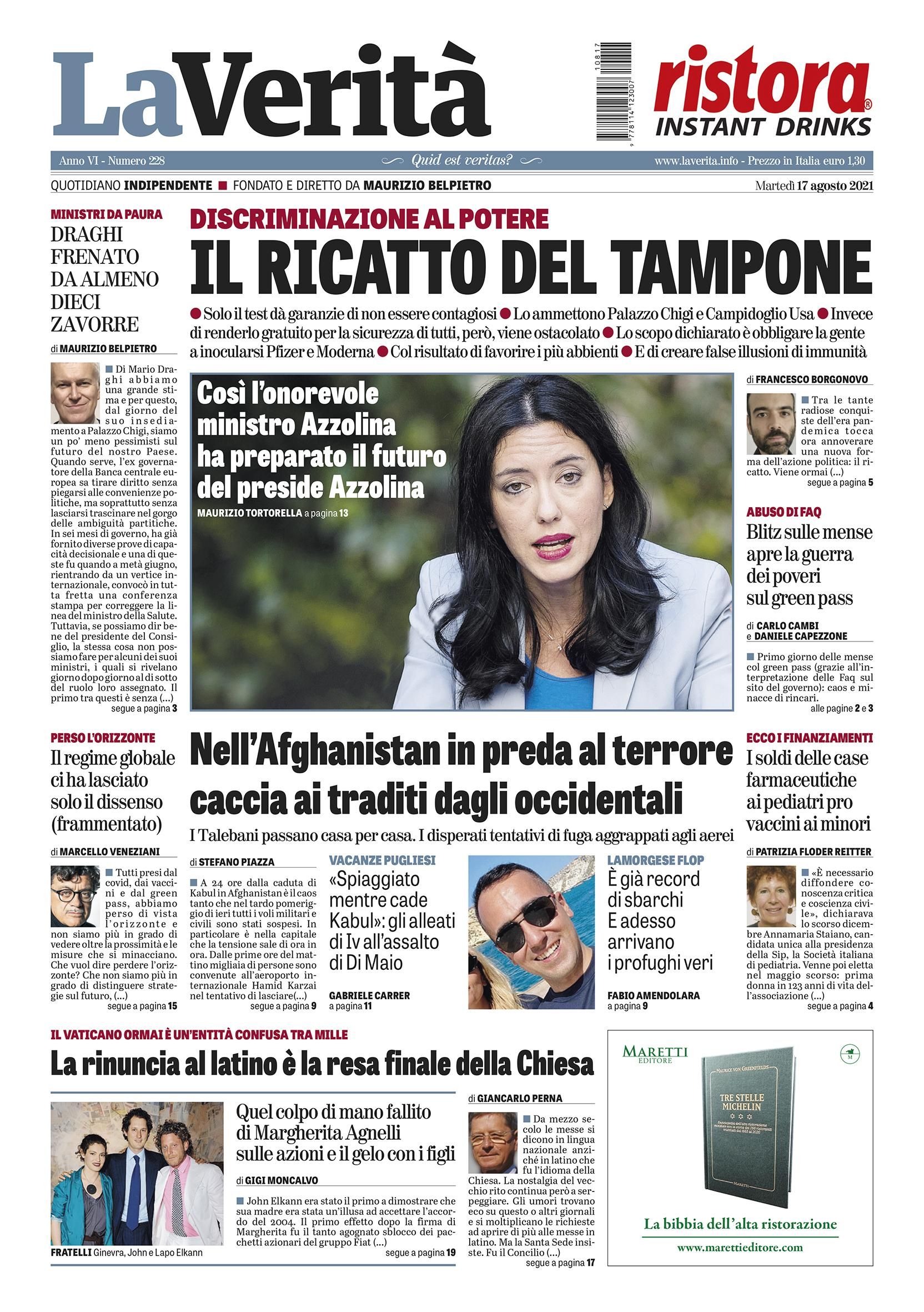 Oggi in edicola