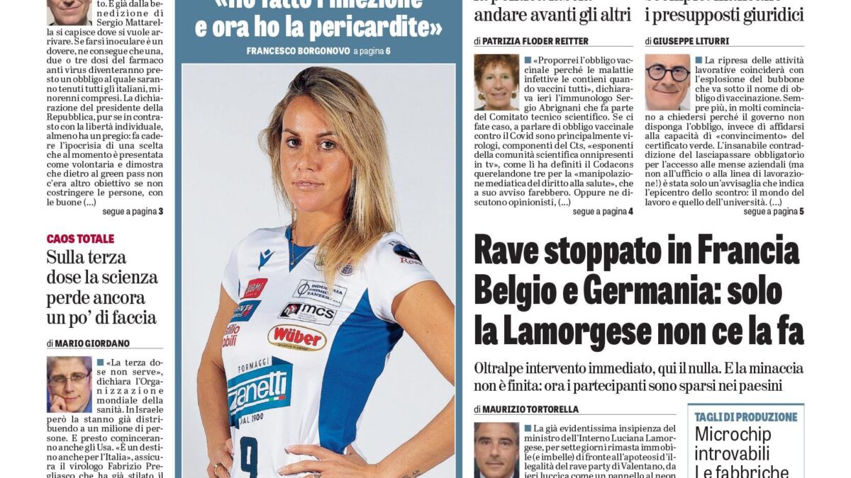 Oggi in edicola