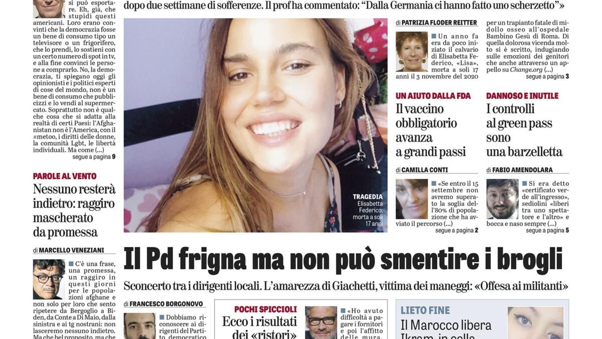 Oggi in edicola