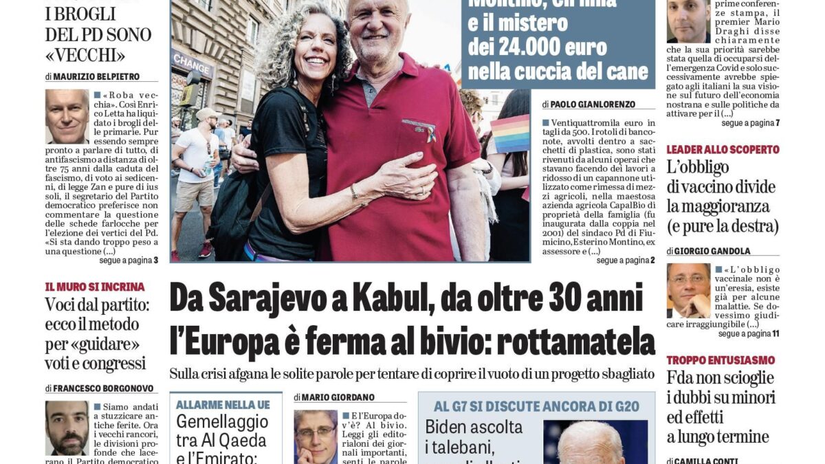 Oggi in edicola