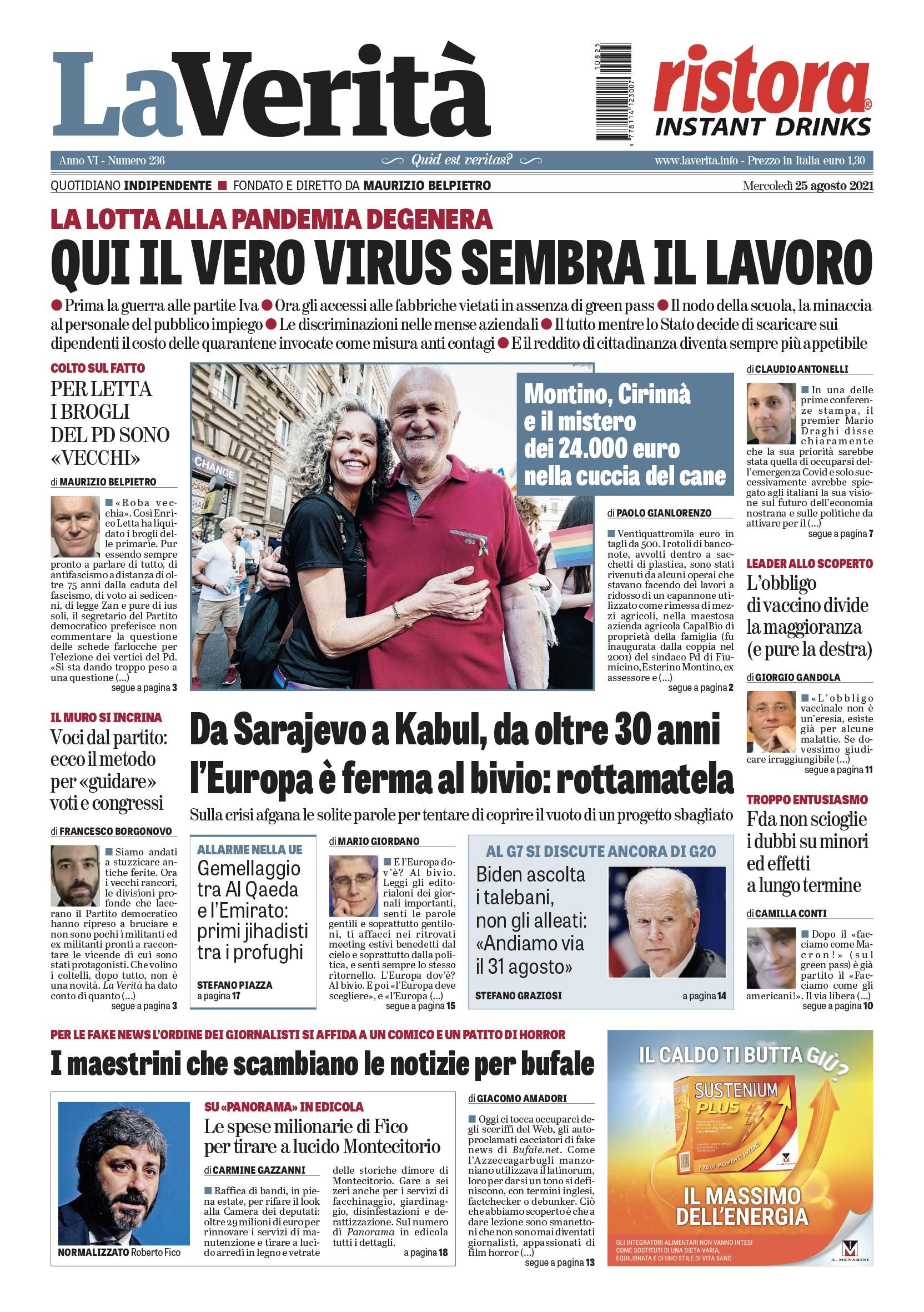Oggi in edicola