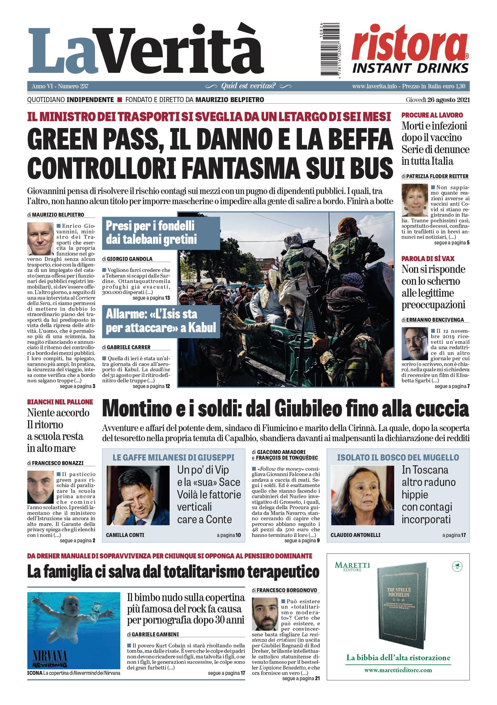 Oggi in edicola