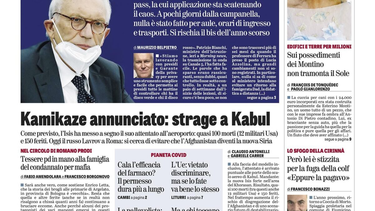 Oggi in edicola