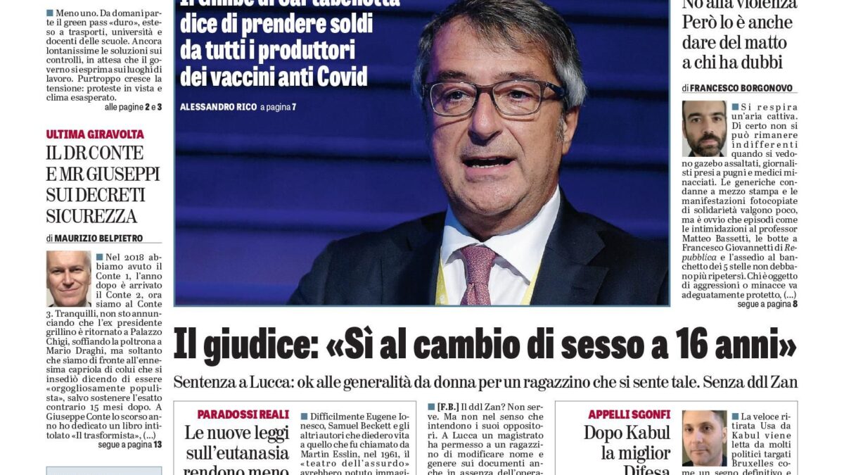 Oggi in edicola