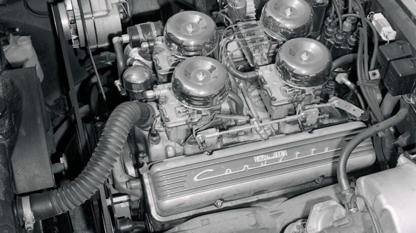 Il motore Chevrolet Corvette di una Iso Rivolta 300/340 GT (Getty Images)