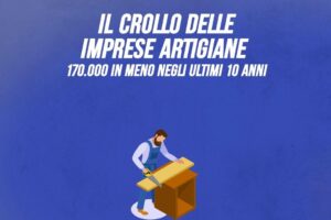 Il crollo delle imprese artigiane
