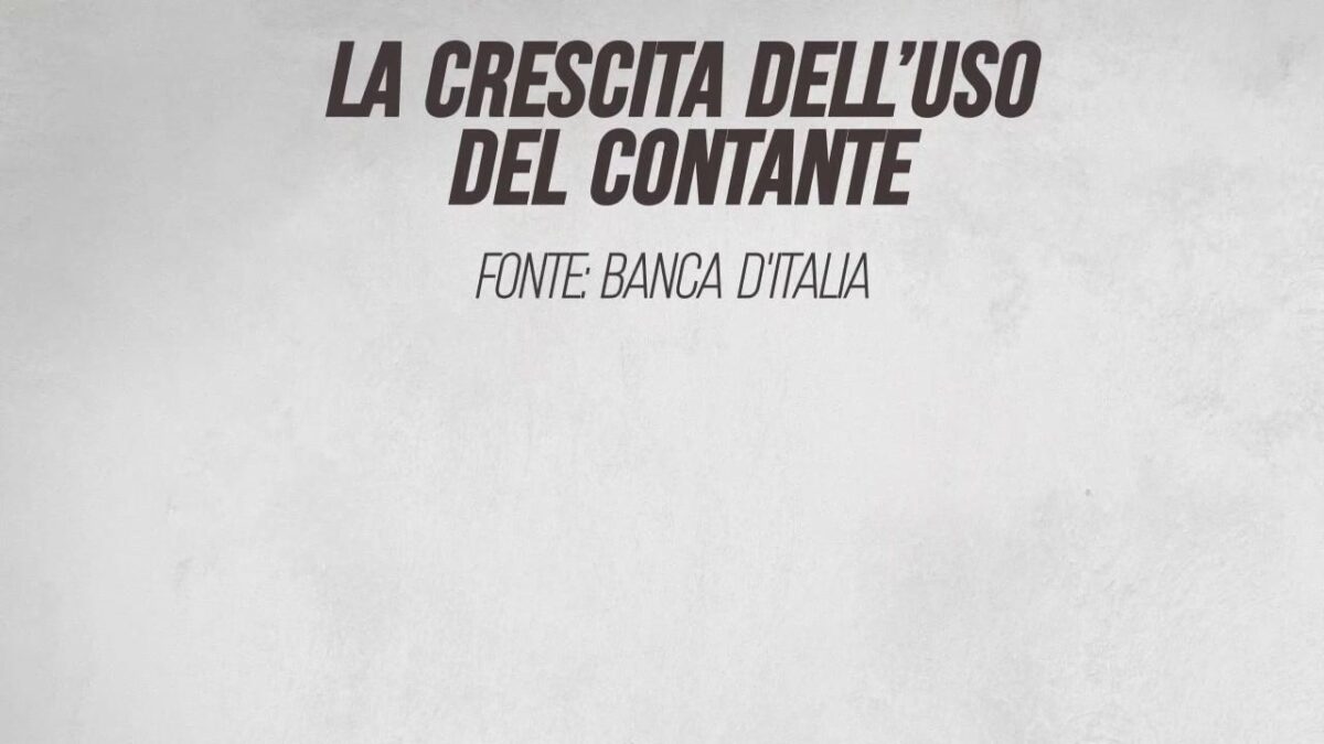 La crescita dell’uso del contante