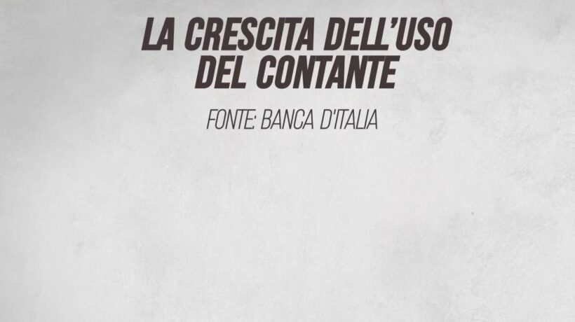 La crescita dell’uso del contante