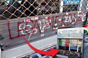 Roma: vandalizzata una sezione della Lega