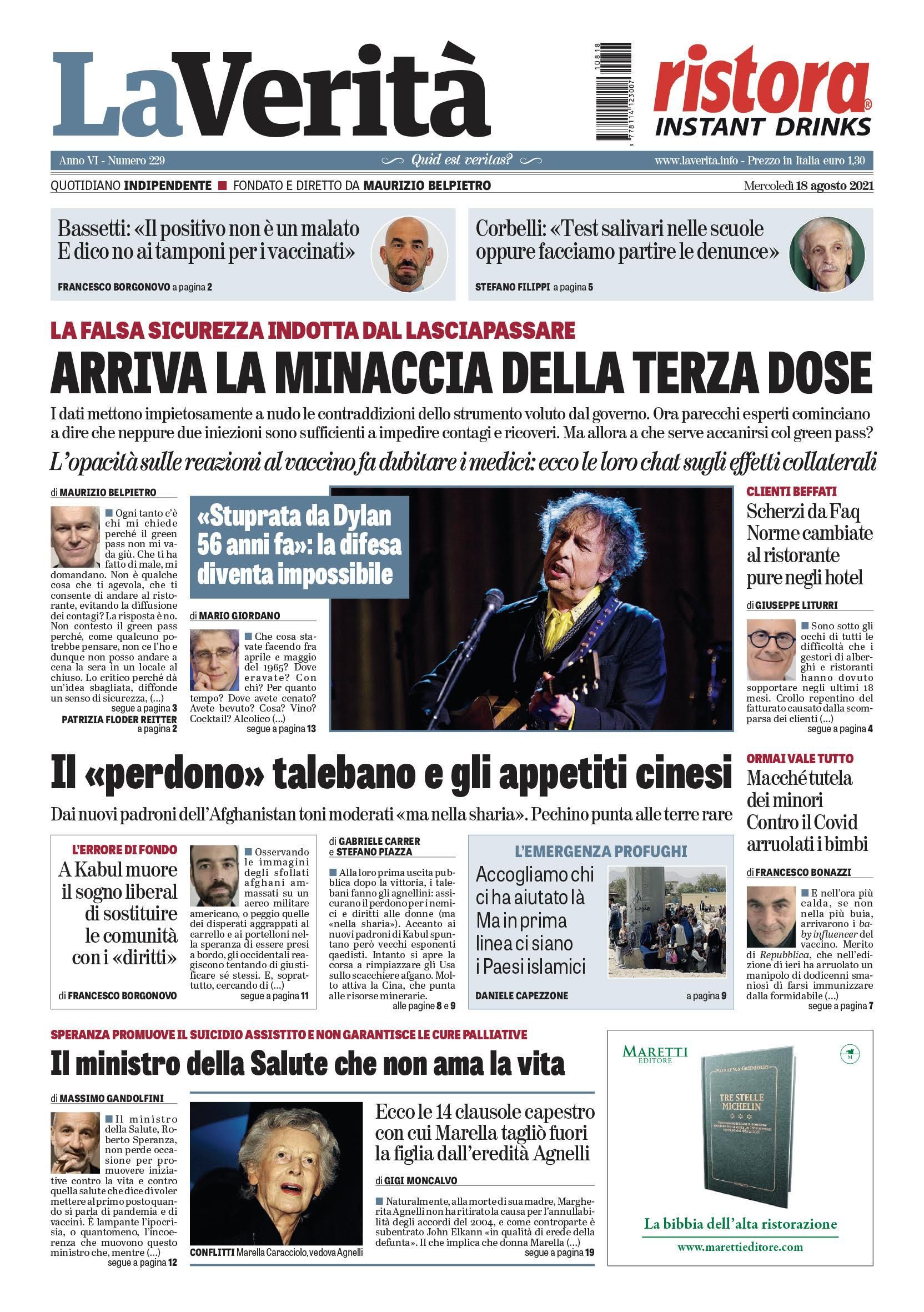 Oggi in edicola