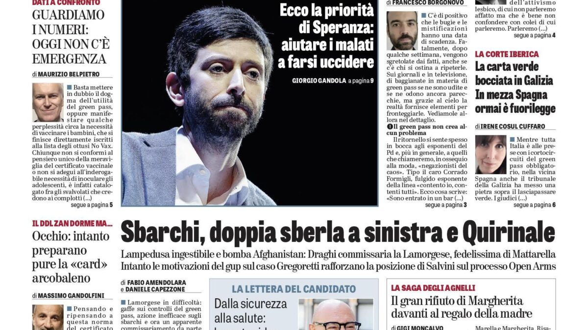 Oggi in edicola