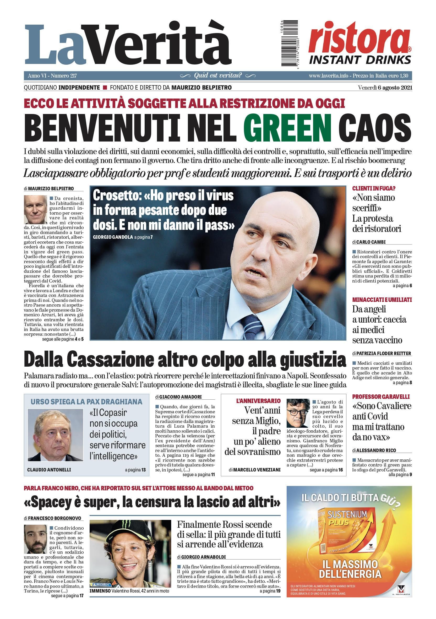 Oggi in edicola