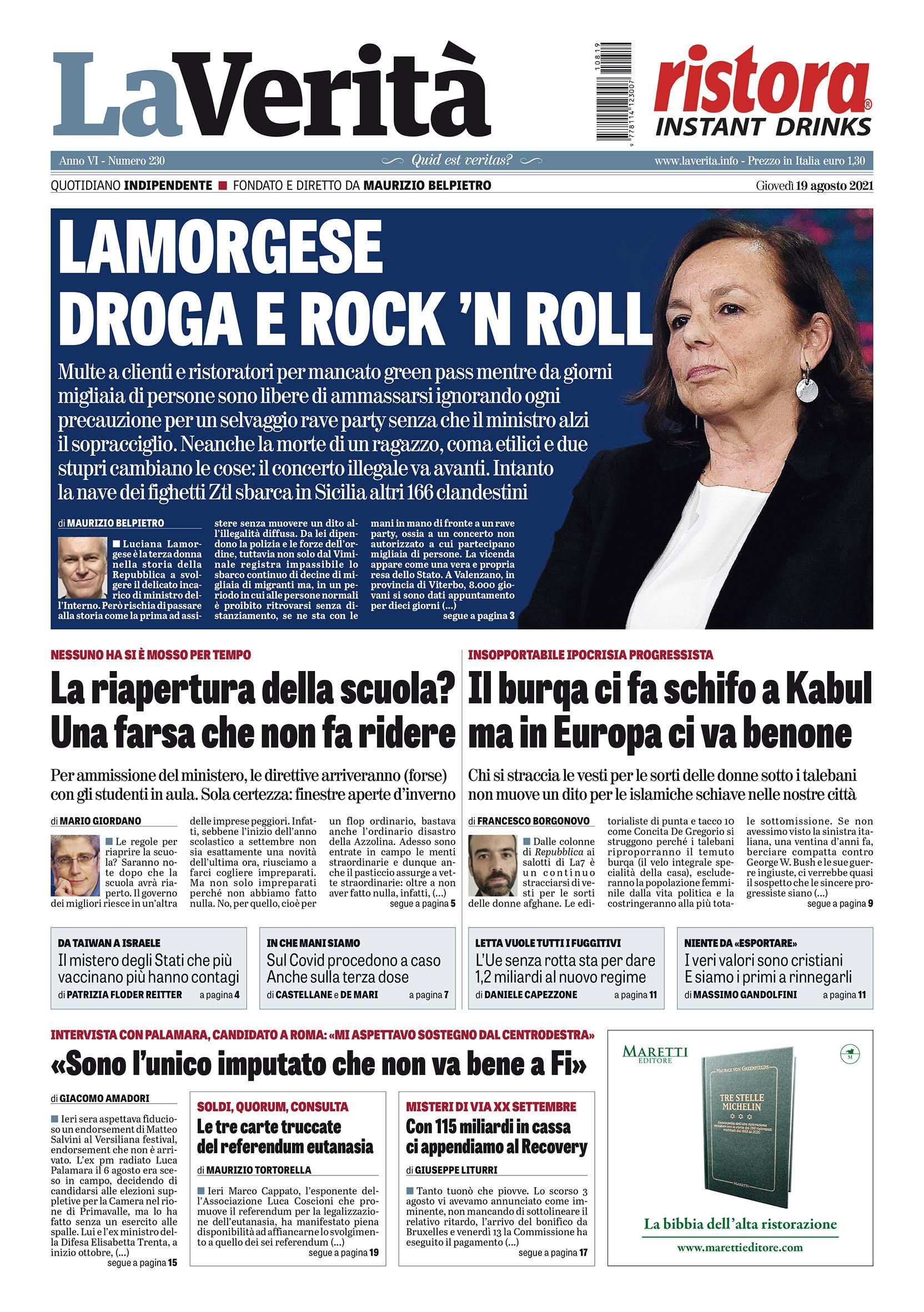 Oggi in edicola