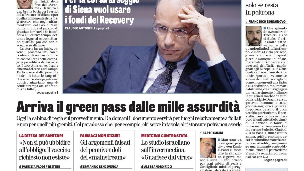 Oggi in edicola